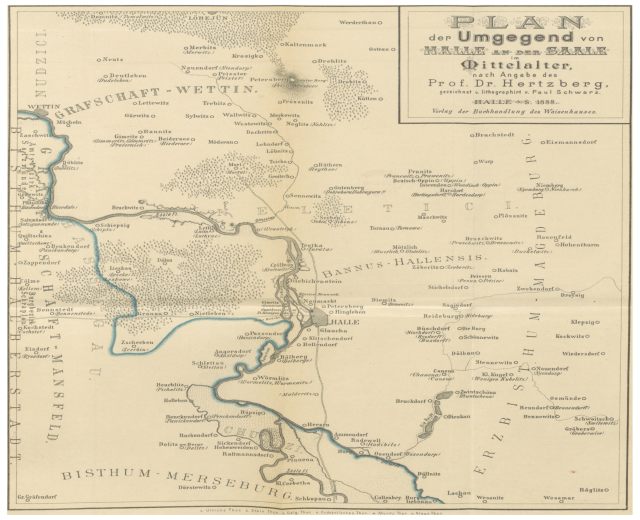 Alte Karte des Deutschen Reichs im 19. Jahrhundert, die den Rhein Fluss hervorhebt, mit handgeschriebener Text auf altem Papier.